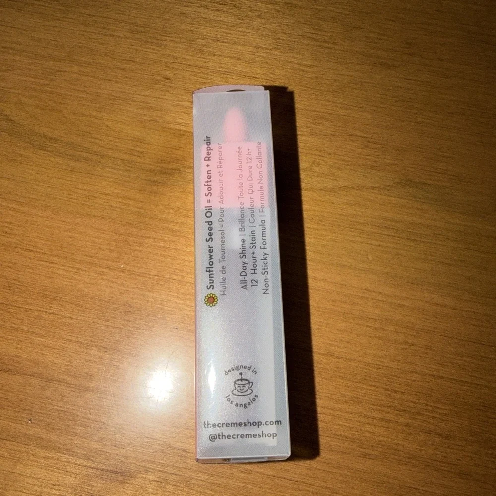 NEW The Creme Shop Glossy 12 HR+ Lip Stain, 0.194 oz. - Cherub